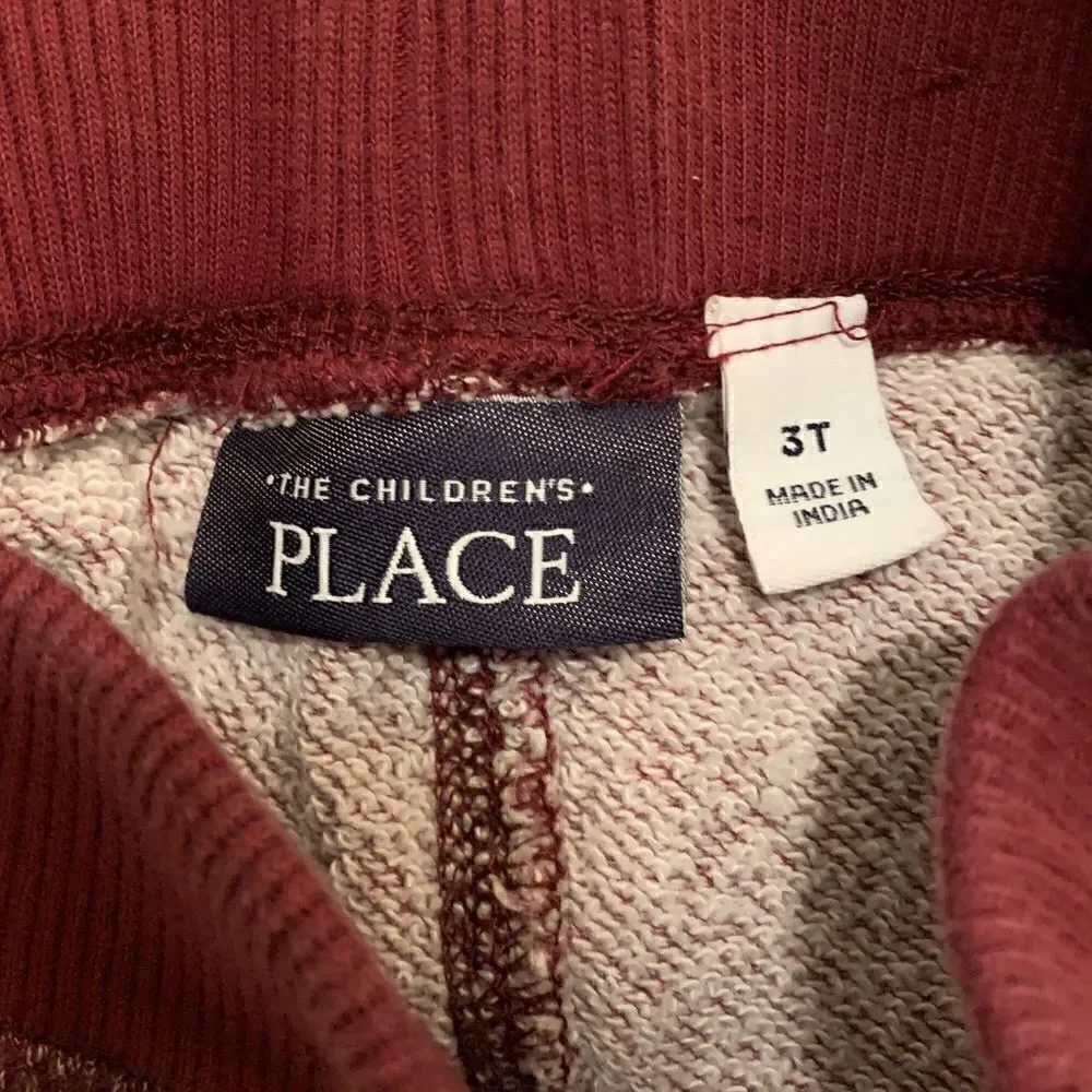 Girl's Children's Place Burgundy Sweatpants